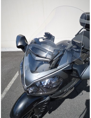 Bulle haute protection KAWASAKI GTR 1400 (avec trou ventilation) - 2016/2024 