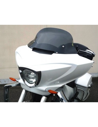 Bulle BASSE 11 pouces VICTORY DEFLECT AIR  CROSS COUNTRY ( 4TROUS- 4 wholes) - 2009/2016 